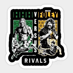 Triple H Vs. Mick Foley Rivals Sticker